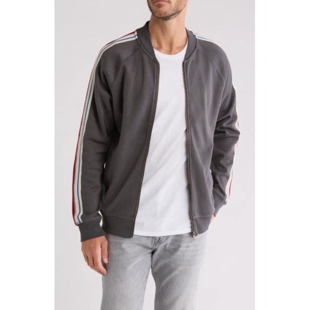 Scotch & Soda Taped Zip-Thru Track Jacket Grey Skies XL‎ New Without Tags